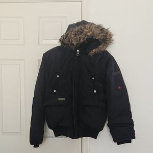 Joe Whistler Black All Weather Shed System Down Jacket. Size Medium